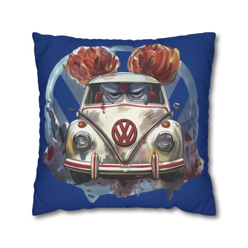 Clown Vw Bug Square Double-sided Cushion Cover