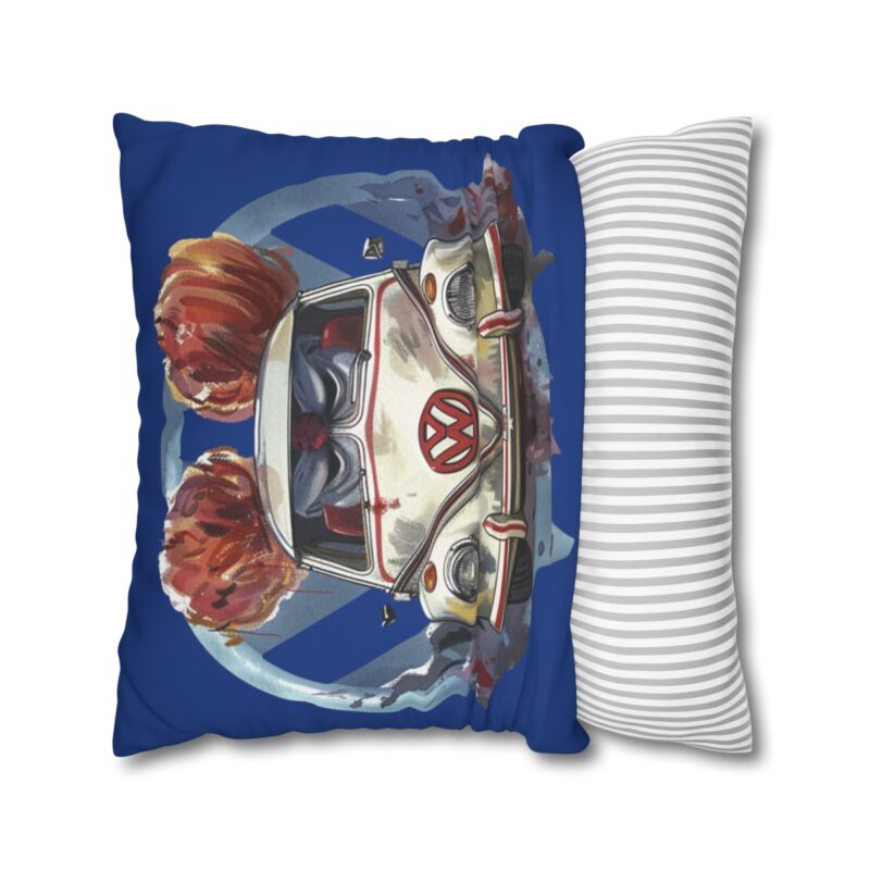 Clown Vw Bug Square Double-sided Cushion Cover