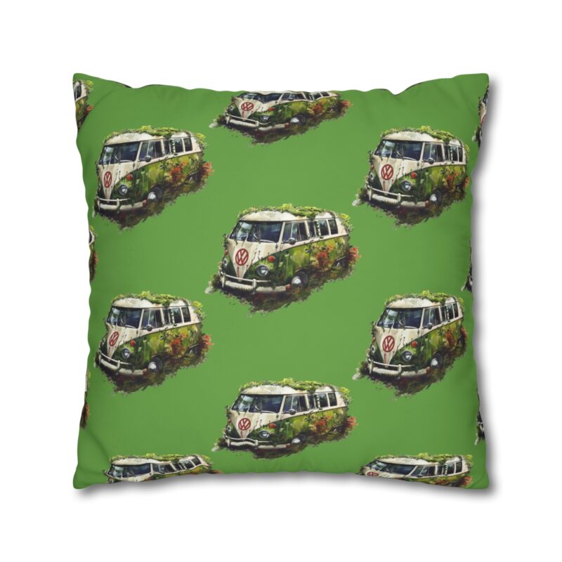 Rescued Vw Camper Square Double-sided Cushion Cover