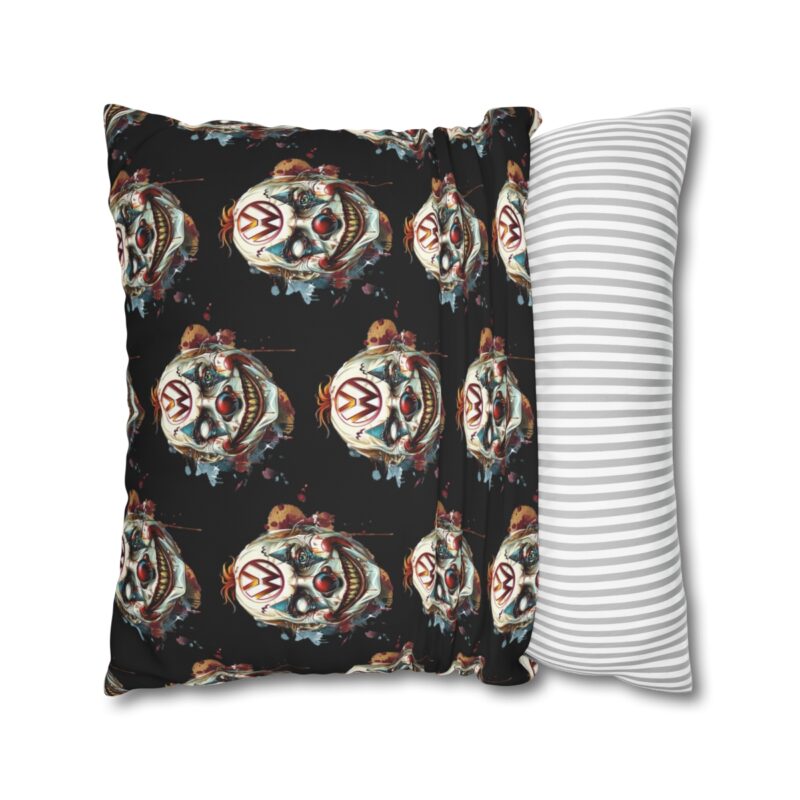 Evil Vw Brain Clown Square Double-sided Cushion Cover