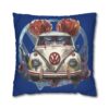 Clown Vw Bug Square Double-sided Cushion Cover