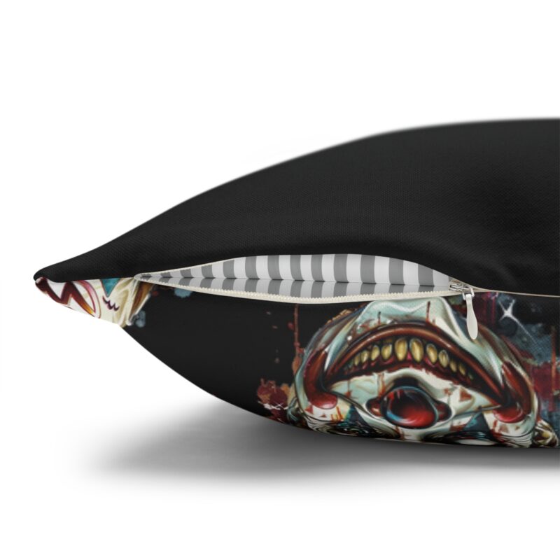 Evil Vw Brain Clown Square Double-sided Cushion Cover