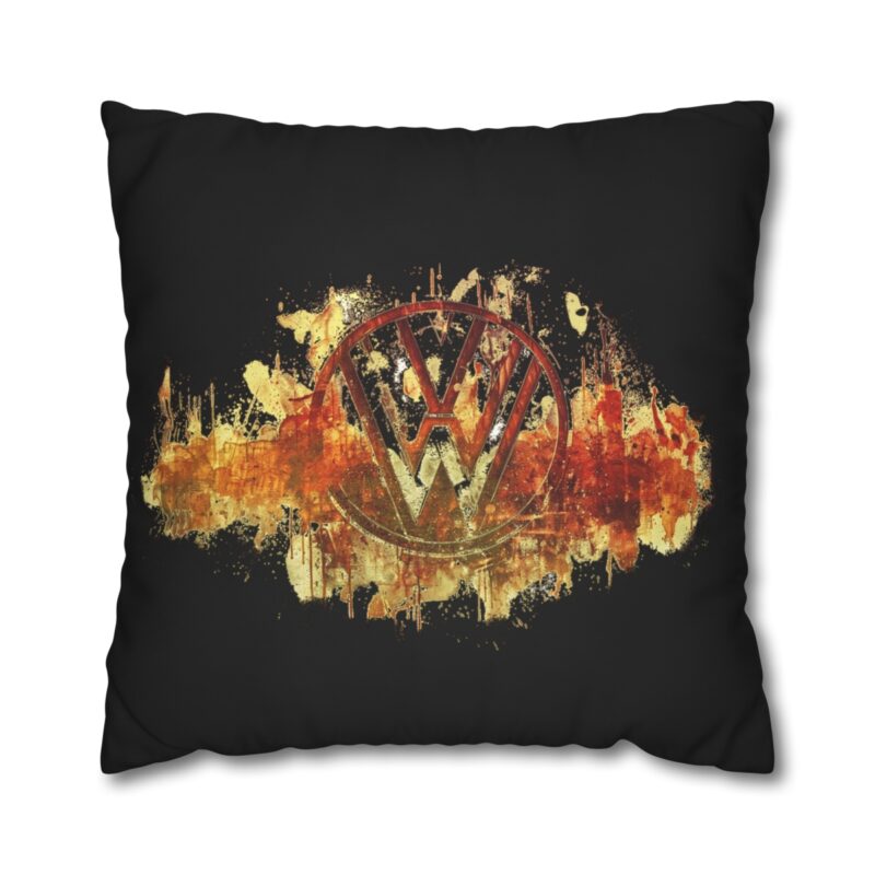 Scorched Vw Logo Square Double-sided Cushion Cover