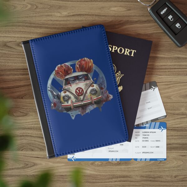 Clown Vw Bug Passport Cover