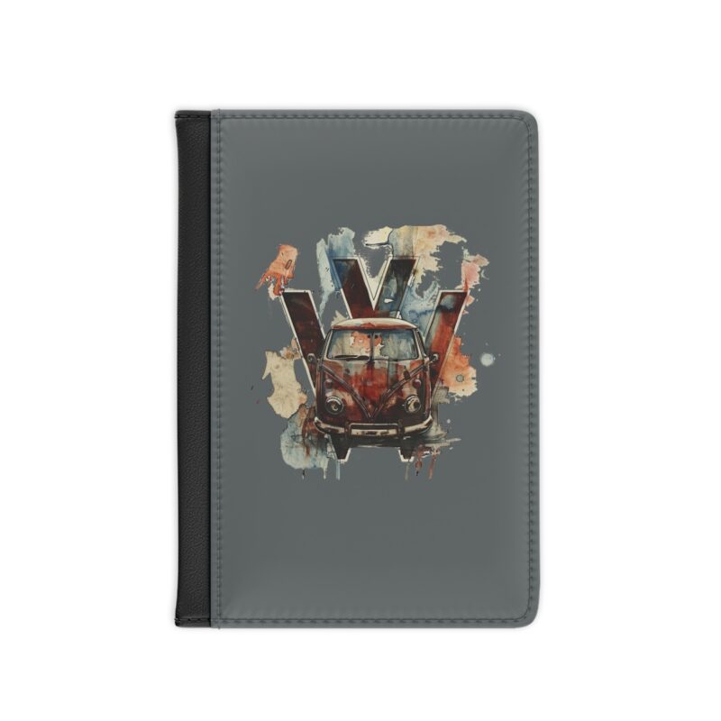 Rusty Vw Camper Passport Cover