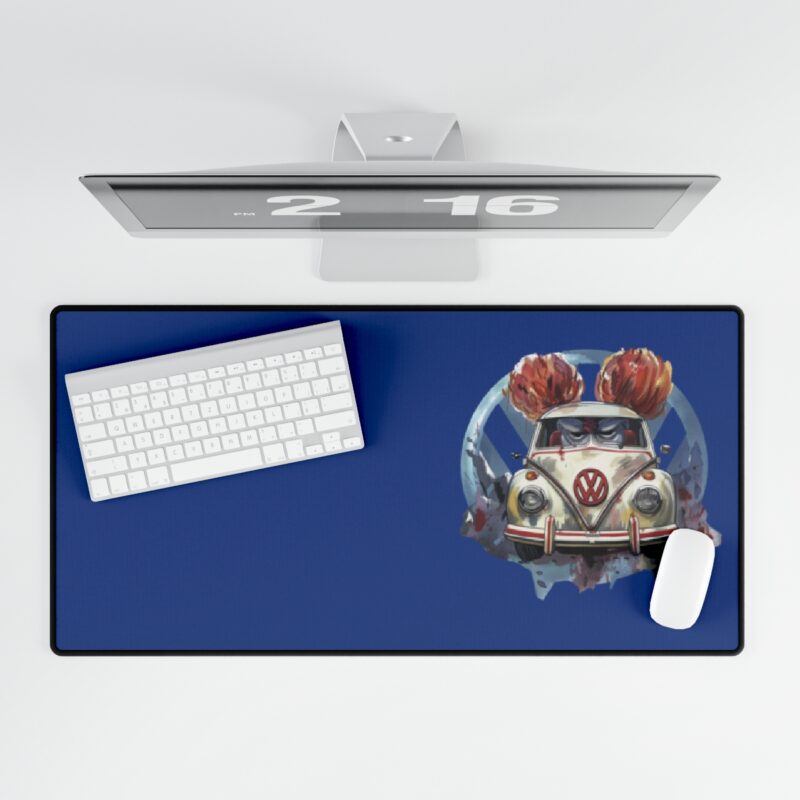 Clown Vw Bug Mouse Pad Desk Mat