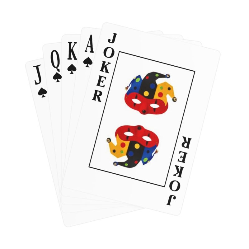 Evil Vw Brain Clown Playing/poker Cards