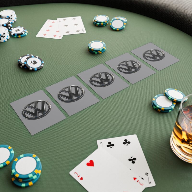 Vw Perspective Logo Playing/poker Cards