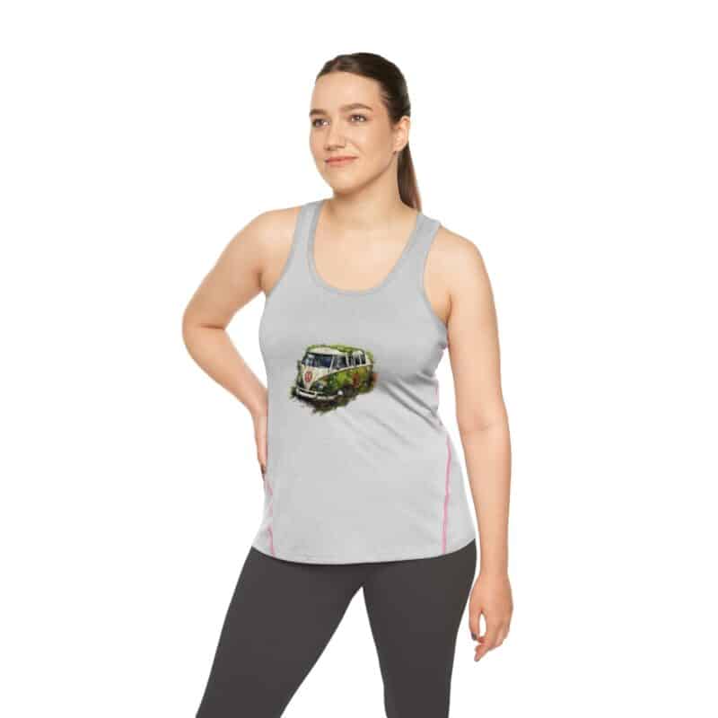 Rescued Vw Camper Women's Racerback Sports Top