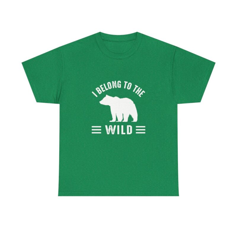 I Belong To The Wild Bear Camping T-shirt