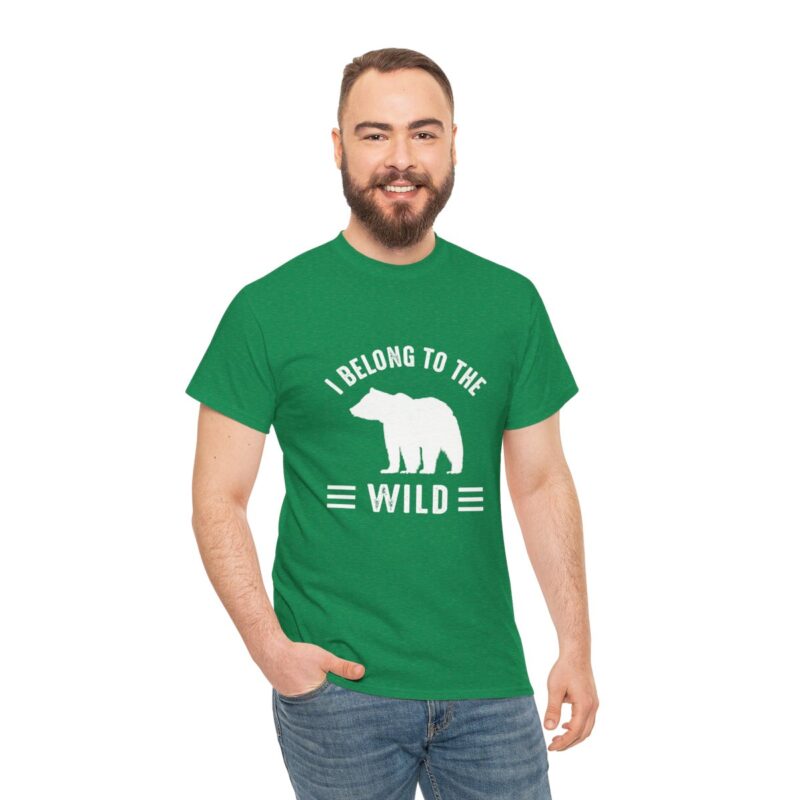 I Belong To The Wild Bear Camping T-shirt