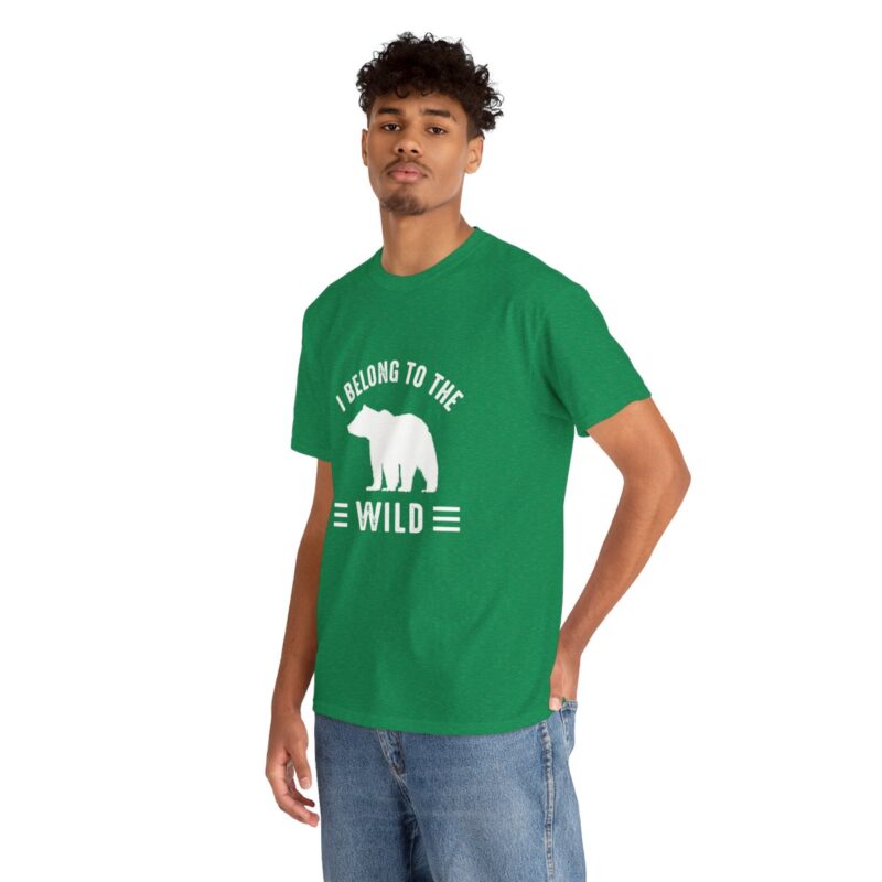 I Belong To The Wild Bear Camping T-shirt