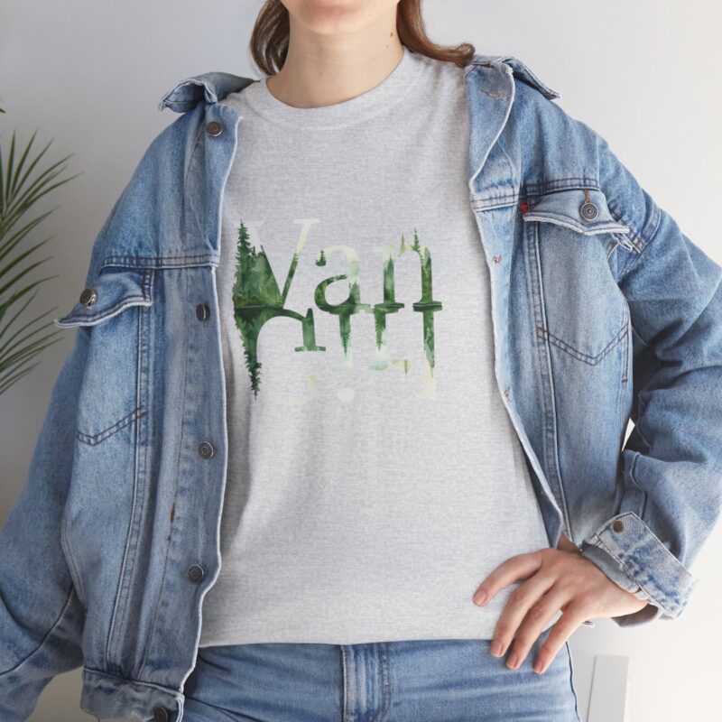 Outdoor Van Girl Heavy Cotton T-shirt