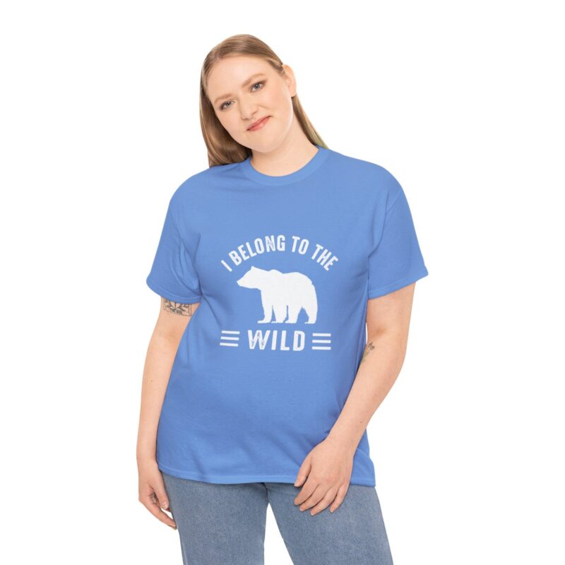 I Belong To The Wild Bear Camping T-shirt