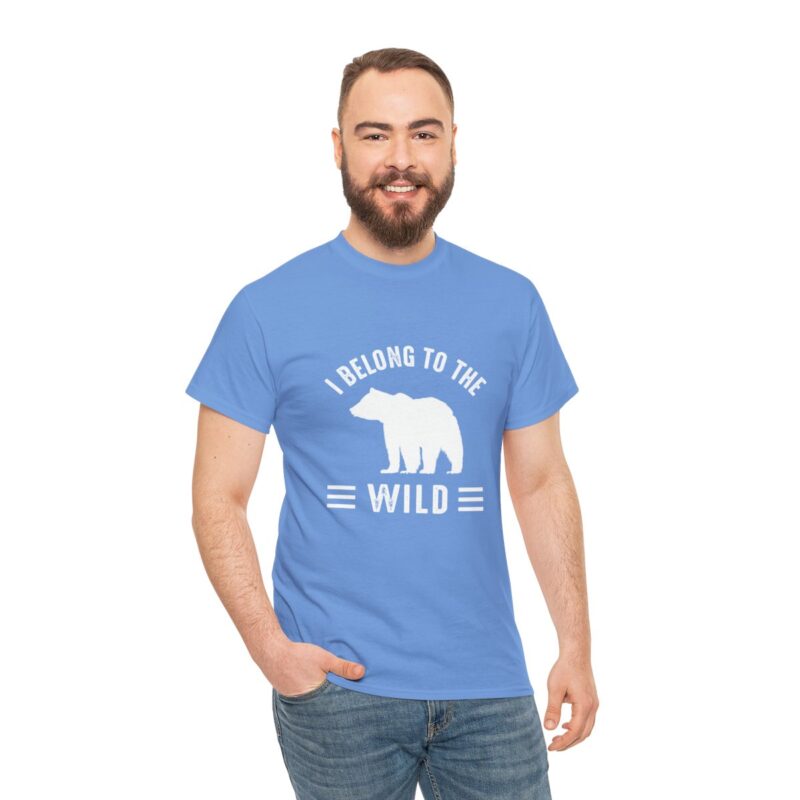 I Belong To The Wild Bear Camping T-shirt