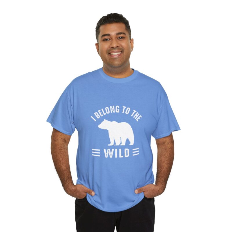 I Belong To The Wild Bear Camping T-shirt