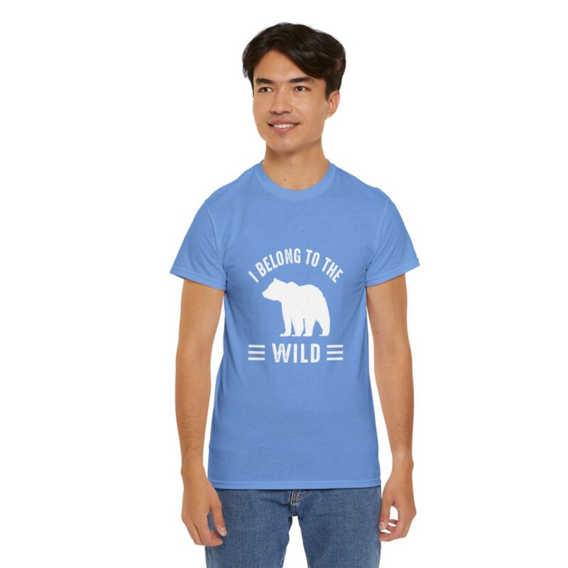 I Belong To The Wild Bear Camping T-shirt