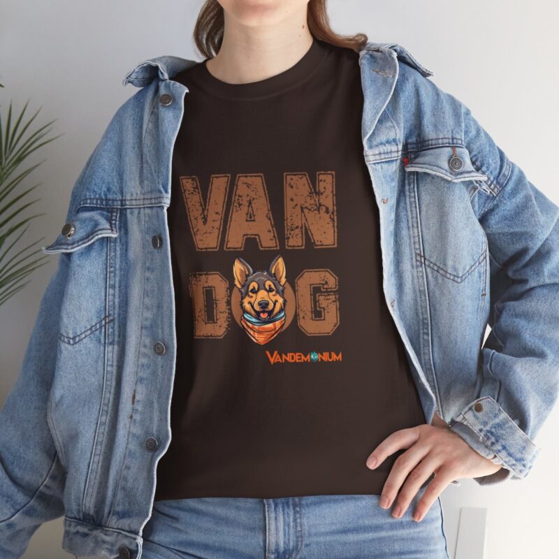 Van Dog T-shirt - German Shepherd Wearing A Bandana