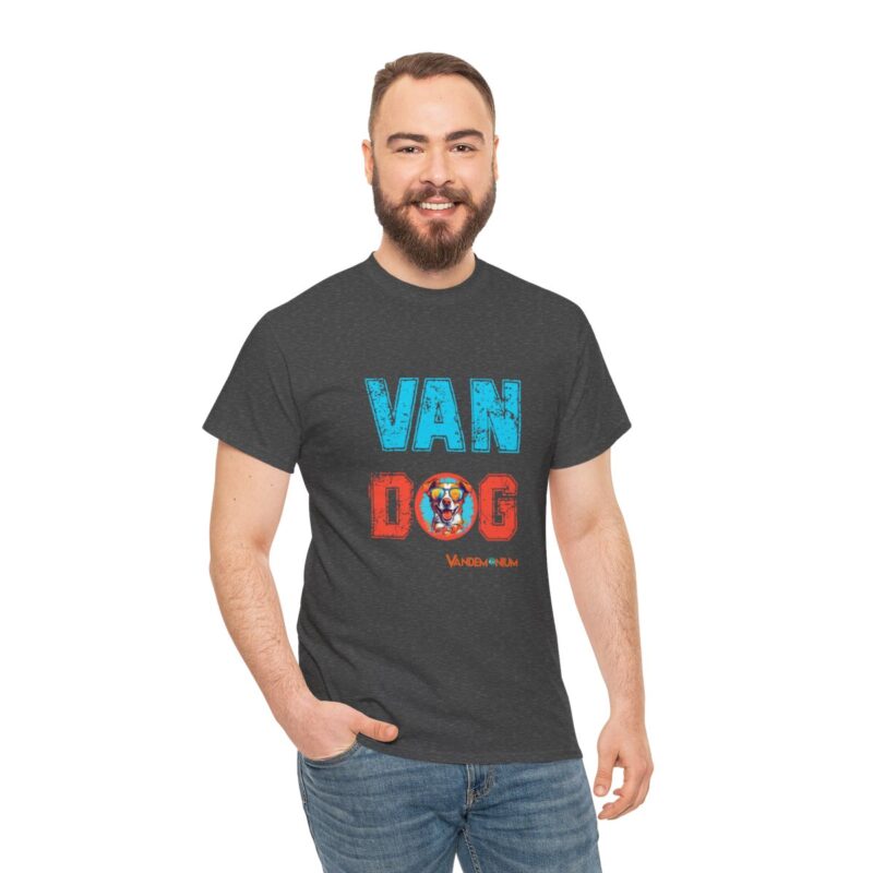 Van Dog T-shirt - Cute Terrier/collie Wearing Sunglasses