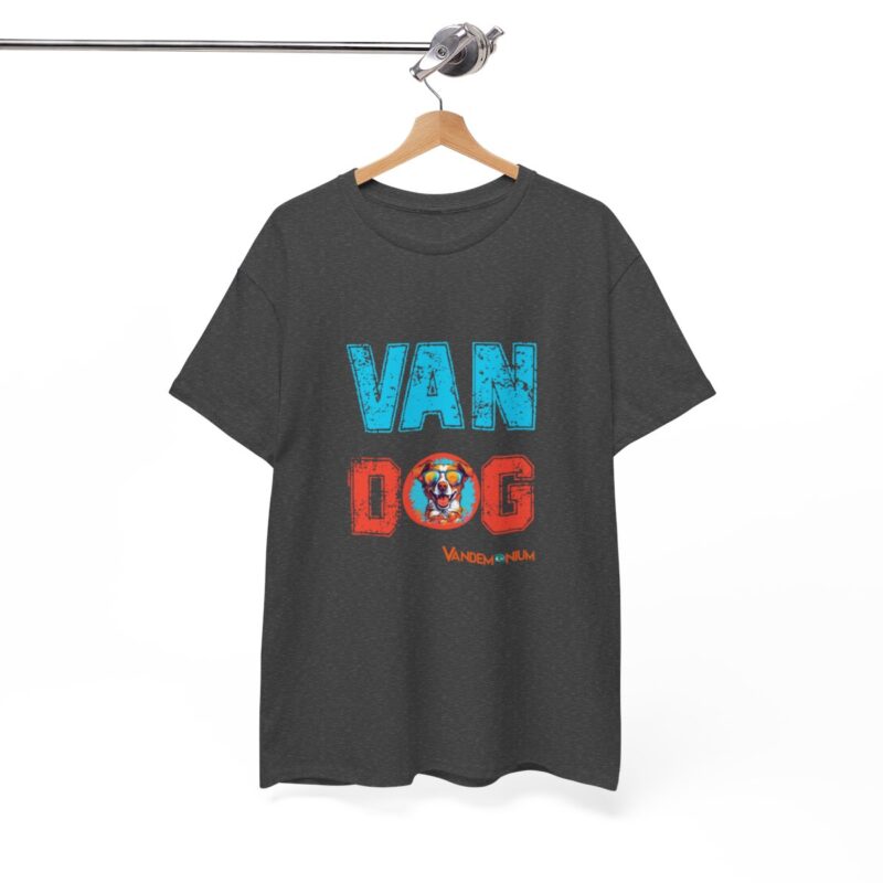 Van Dog T-shirt - Cute Terrier/collie Wearing Sunglasses