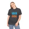 Van Dog T-shirt - Blonde German Shepherd Wearing Sunglasses