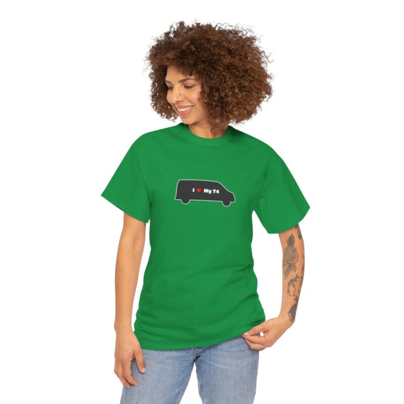 "i Love My T4" Vw Transporter T4 Campervan T-shirt