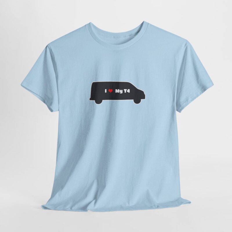 "i Love My T4" Vw Transporter T4 Campervan T-shirt