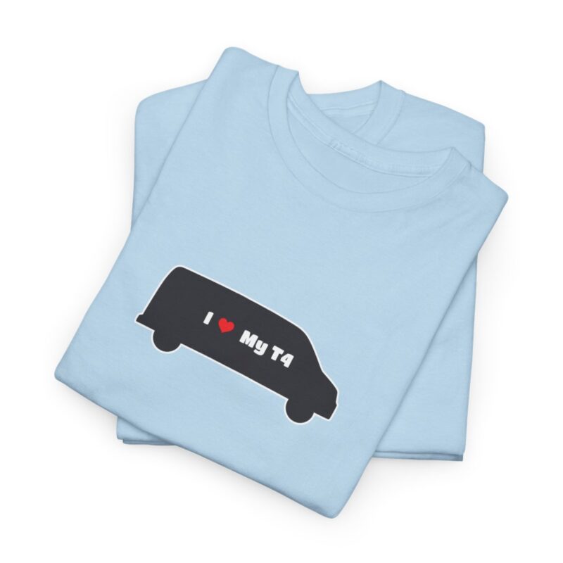 "i Love My T4" Vw Transporter T4 Campervan T-shirt