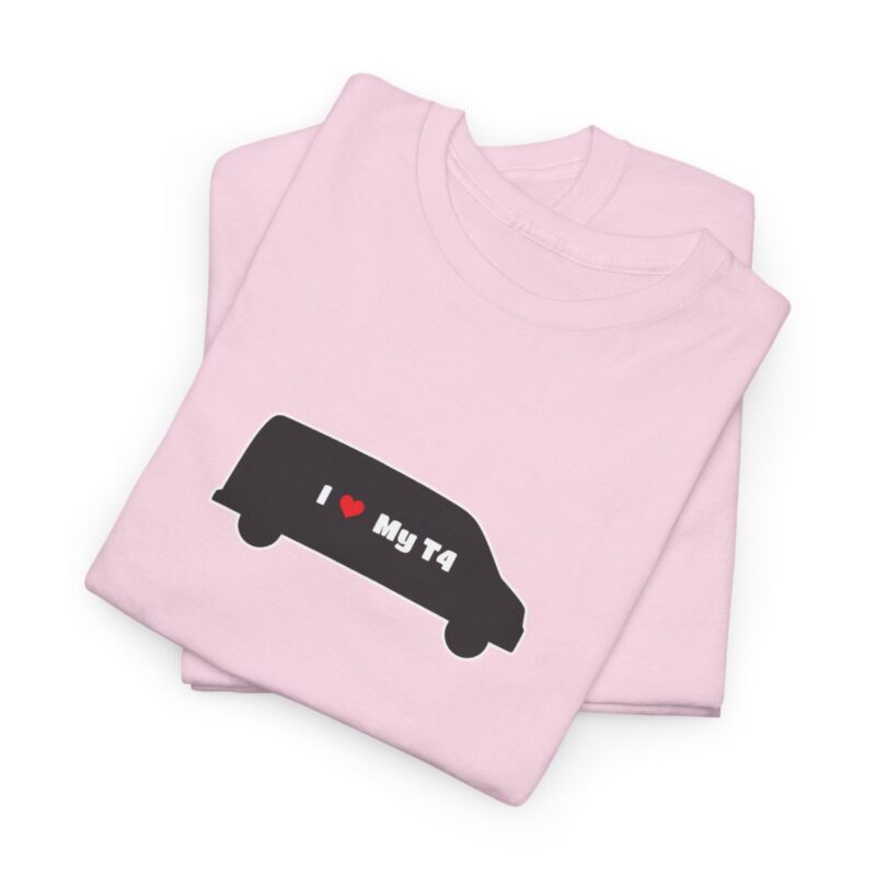 "i Love My T4" Vw Transporter T4 Campervan T-shirt