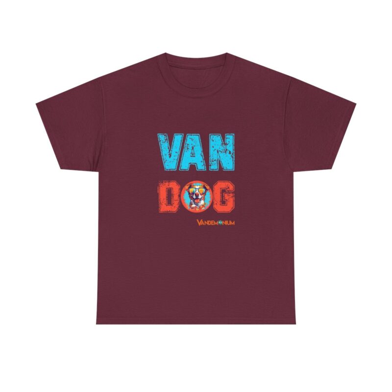 Van Dog T-shirt - Cute Terrier/collie Wearing Sunglasses