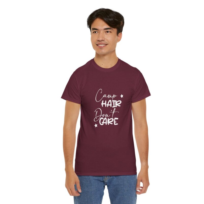 Camp Hair Don't Care Camping T-shirt