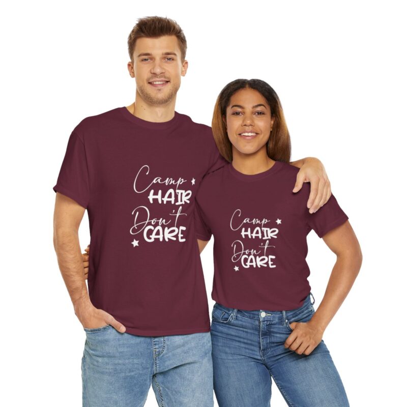 Camp Hair Don't Care Camping T-shirt