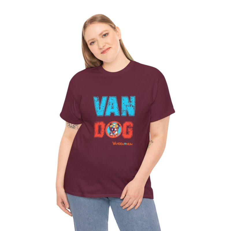 Van Dog T-shirt - Cute Terrier/collie Wearing Sunglasses