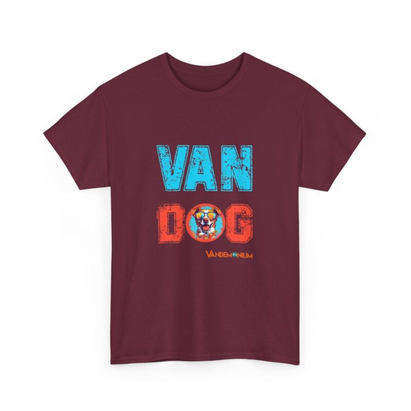 Van Dog T-shirt - Cute Terrier/collie Wearing Sunglasses