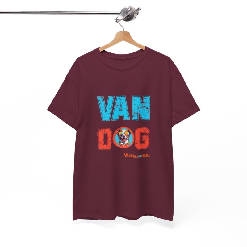 Van Dog T-shirt - Cute Terrier/collie Wearing Sunglasses