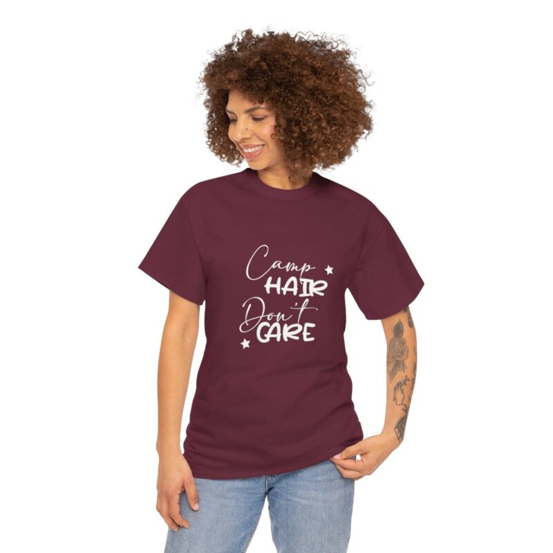 Camp Hair Don't Care Camping T-shirt