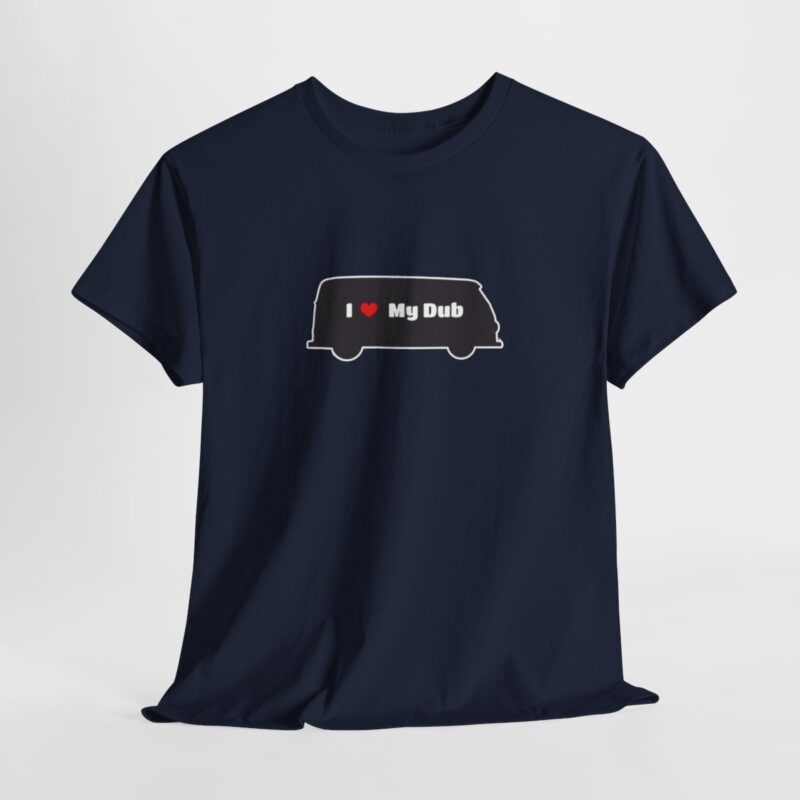 Dub Lover Tshirt - Vw T1 Split Screen/t2 Bay Window Campervan