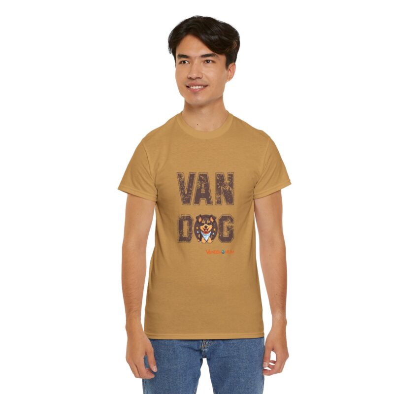 Van Dog T-shirt - Cute German Shepherd Puppy Wearing A Bandana