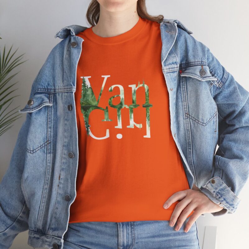 Outdoor Van Girl Heavy Cotton T-shirt