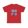 Van Dog T-shirt - Black And White And Tan Shaggy Dog