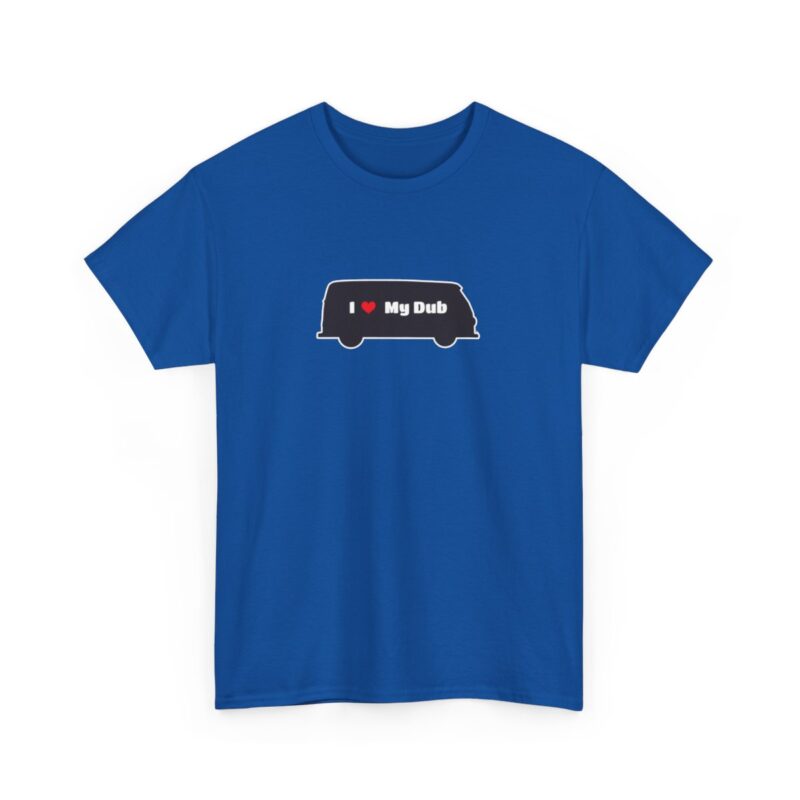 Dub Lover Tshirt - Vw T1 Split Screen/t2 Bay Window Campervan