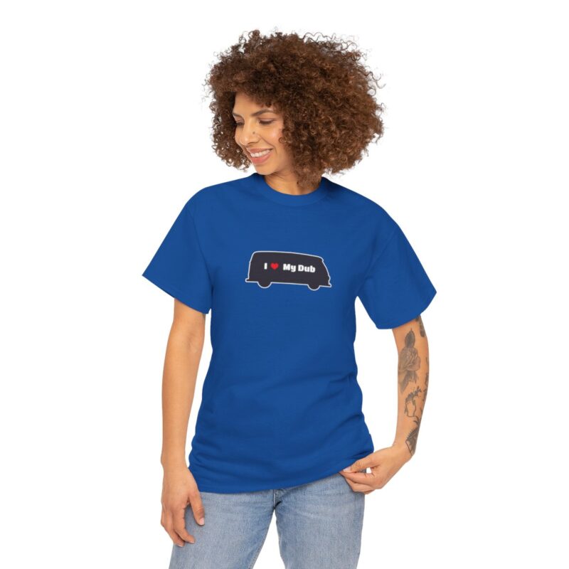 Dub Lover Tshirt - Vw T1 Split Screen/t2 Bay Window Campervan