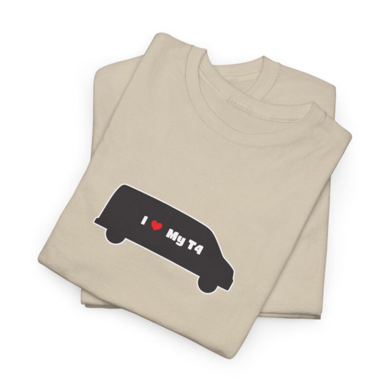 "i Love My T4" Vw Transporter T4 Campervan T-shirt