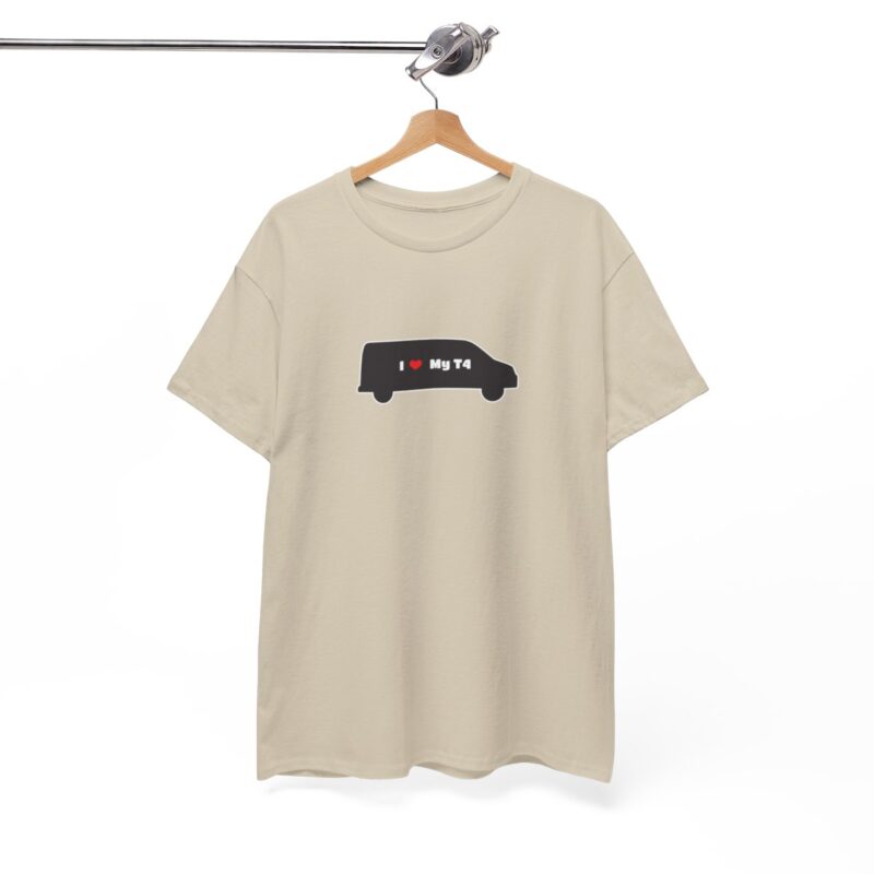 "i Love My T4" Vw Transporter T4 Campervan T-shirt