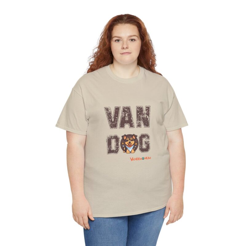 Van Dog T-shirt - Cute German Shepherd Puppy Wearing A Bandana