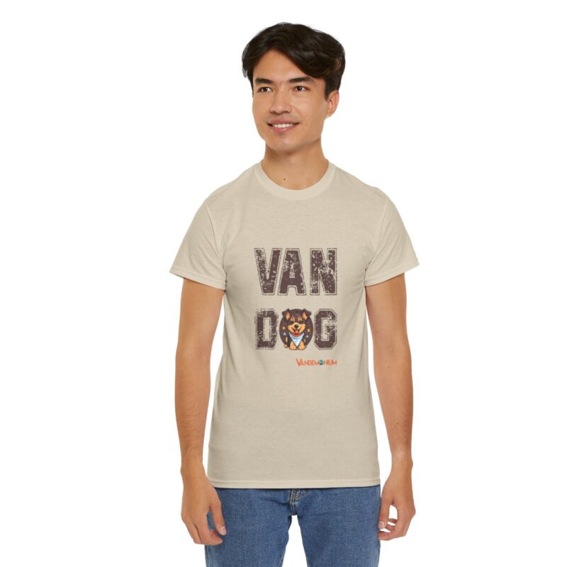 Van Dog T-shirt - Cute German Shepherd Puppy Wearing A Bandana