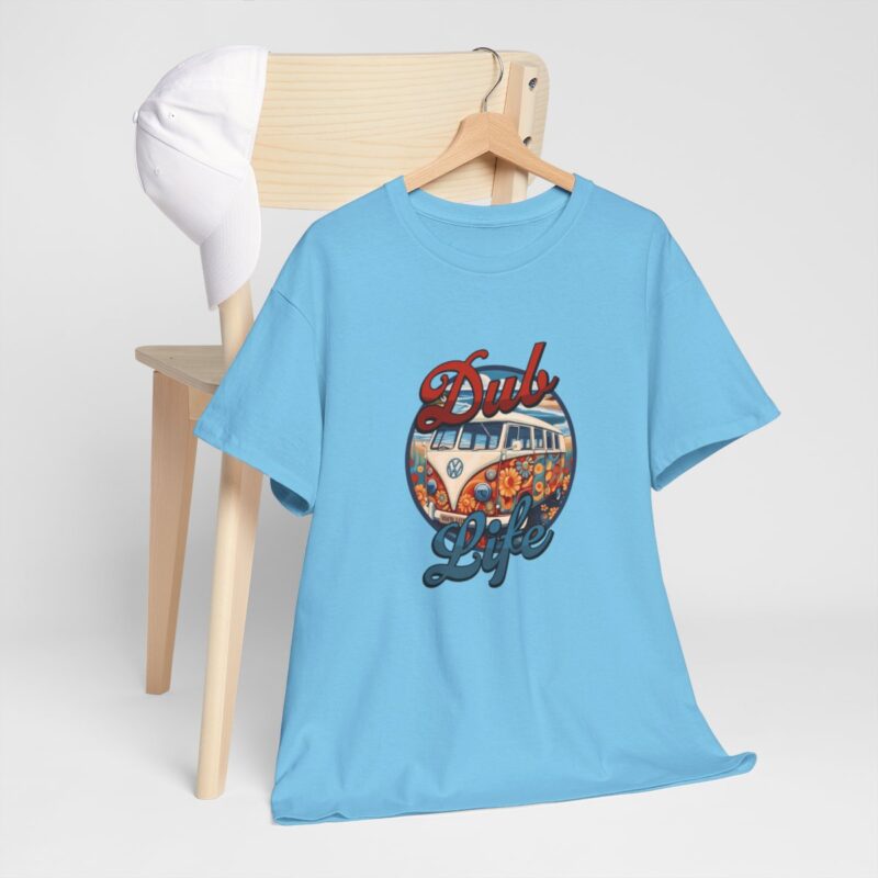 Dub Life Hippie Floral Volkswagen Campervan T-shirt