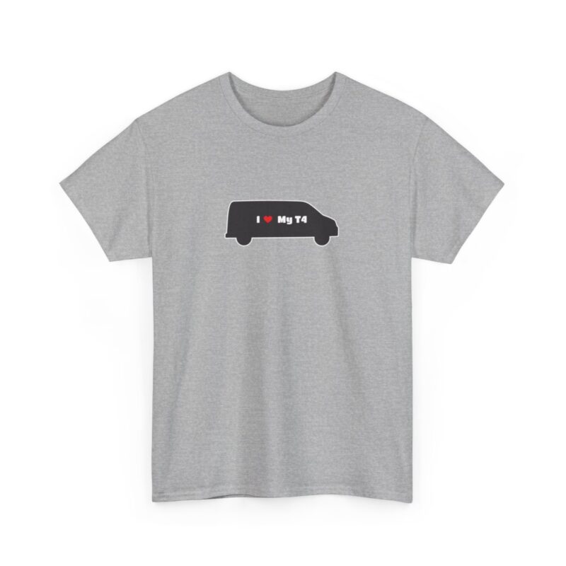 "i Love My T4" Vw Transporter T4 Campervan T-shirt