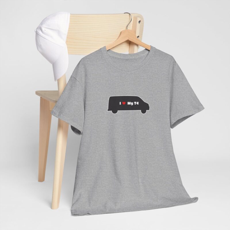 "i Love My T4" Vw Transporter T4 Campervan T-shirt