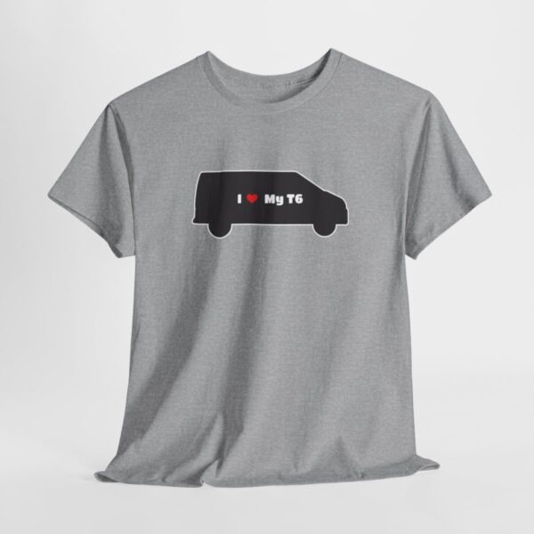 "i Love My T6" Vw Transporter T6 Campervan T-shirt